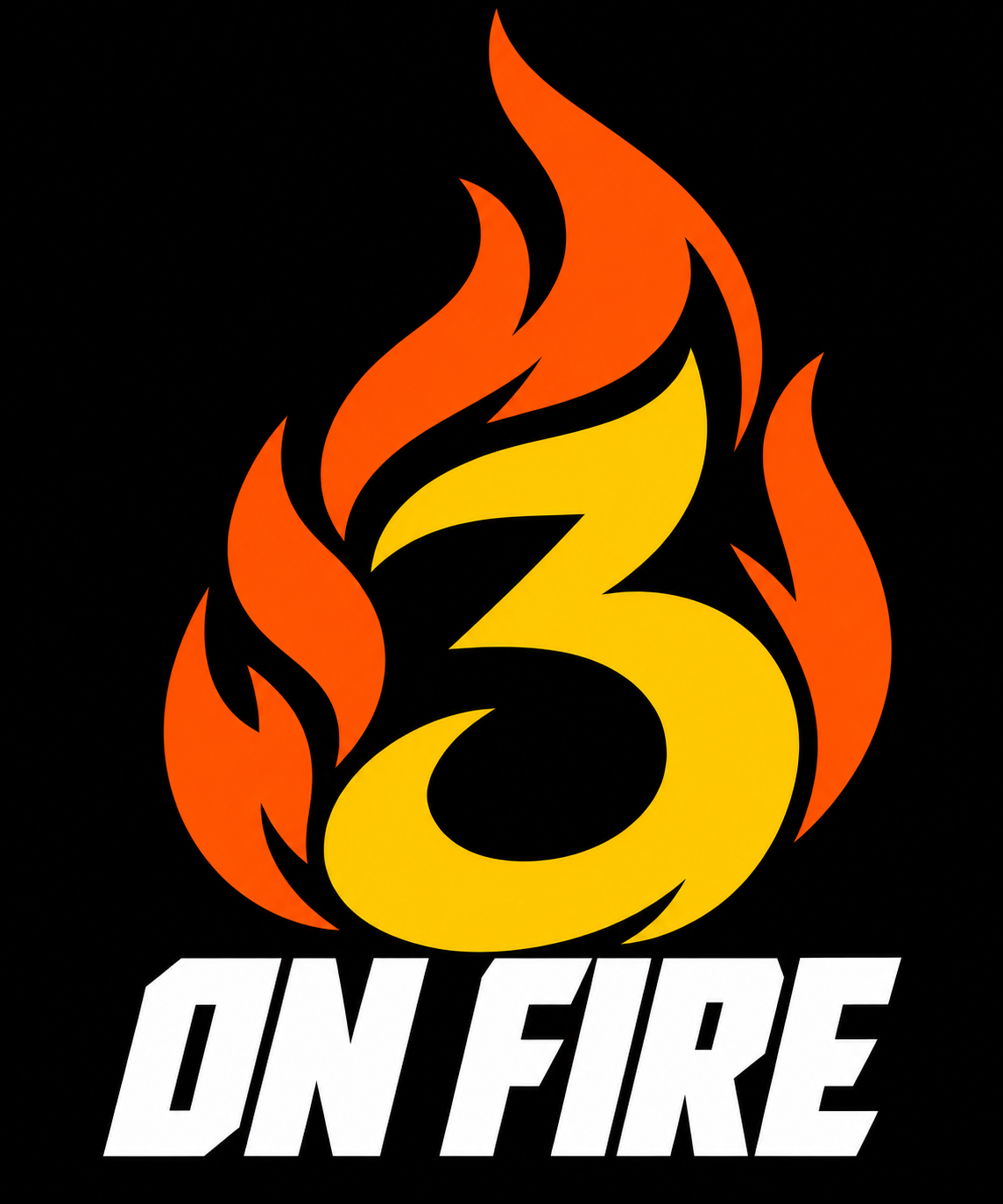 On Fire 3: logo con el 3 en llamas
